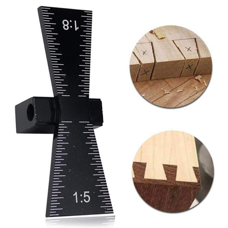 Swallow Tail Dovetail Marker Hand Cut Wood Joints Gauge Dovetail