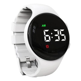 e-vibra Vibrating Alarm Reminder Watch Silent Wake Up Watch - with Multi Alarms and Lock (White)