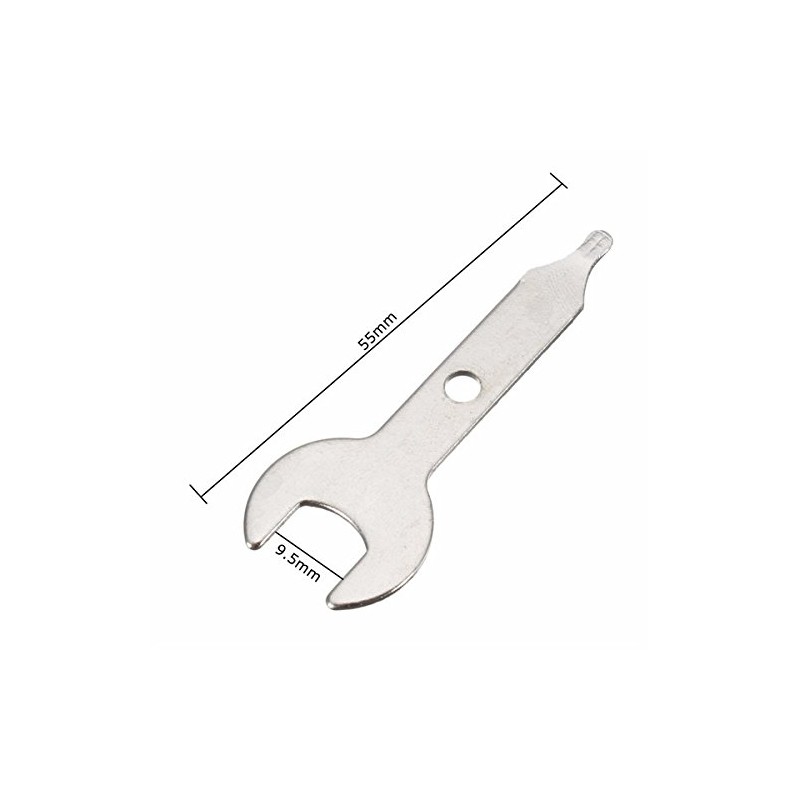 EsportsMJJ 2pcs 3/8 Inch Collet Wrench Key 9.5mm Nut Spanner