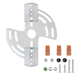 ECUDIS Lighting Adjustable Crossbar with Screws and Nuts, Multifunctional Ceiling Light Bracket Light Fixture Crossbar Plate for Mount Wall Light, Close to Ceiling Light, Chandelier