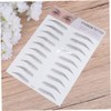 minkissy Women Eyebrow Sticker 2pcs Imitation Artificial Eyebrow Transfer Stickers