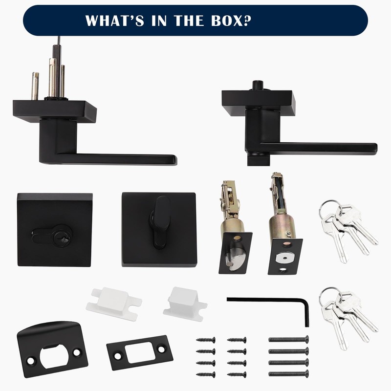 1 Set Probrico Entry Door Locks with Deadbolt Heavy Duty