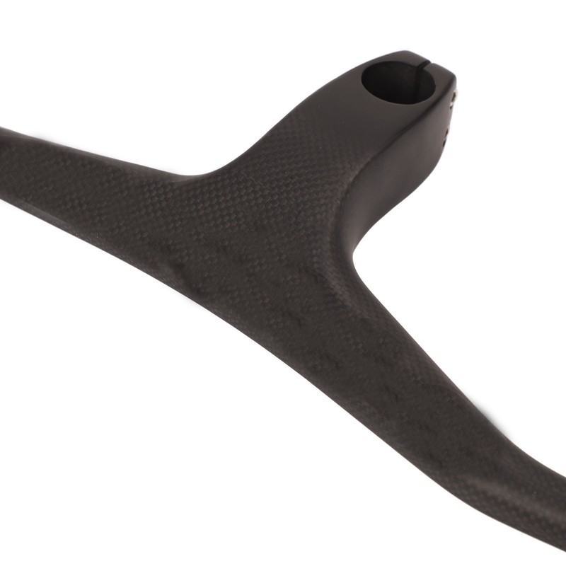 Bike Straight Handlebar Carbon Fiber Negative 17 Degree Bicycle One