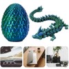 3D Dragon Egg Ornament, 1/17pcs Creative Laser Engraving Dinosaur with