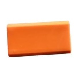 Rectangular Durable Eraser Rubber for Unisex Office School Supplies Classroom Essentials Stationary Item (Orange)