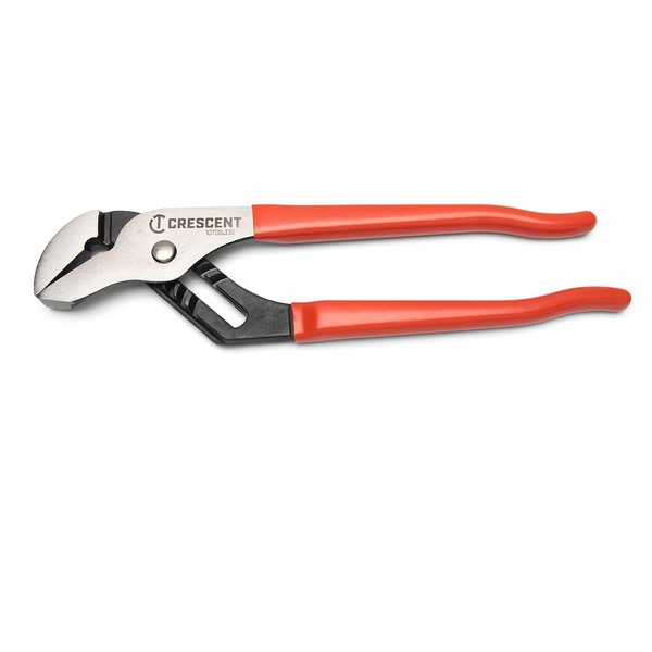 Crescent 10" Smooth Jaw Dipped Handle Tongue & Groove Pliers