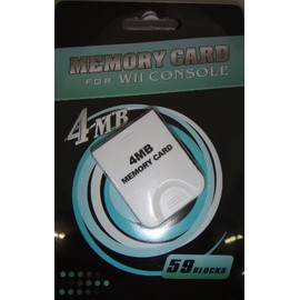 Ngc Memory Card 4mb For Wii and Game Cube