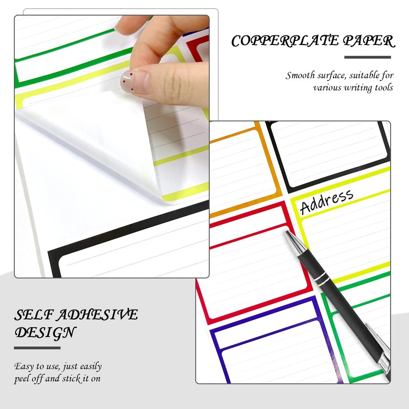 20 Sticky Labels and 1 Black Stylus, Writing Labels, Classified