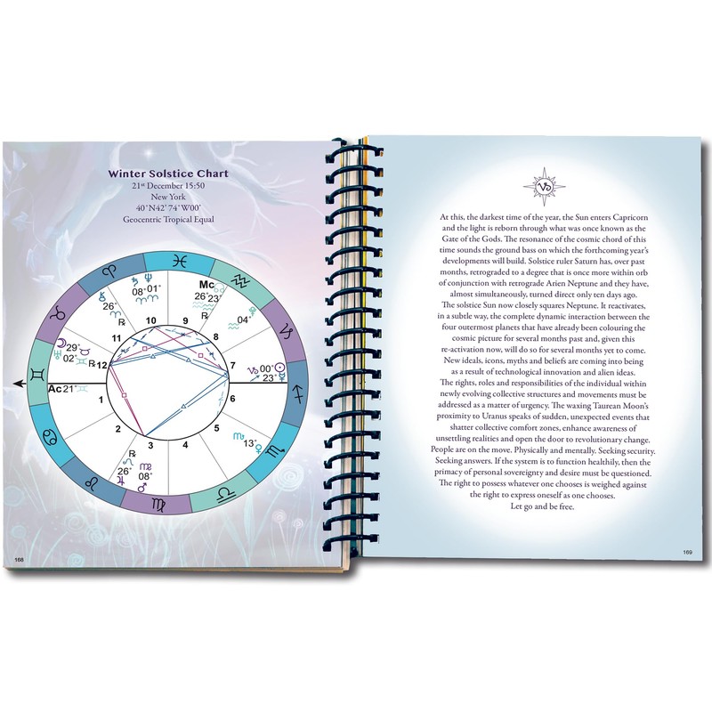 Astrocal Moon Diary 2026, Lunar Calendar Datebook, Personal Organiser, Moon