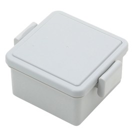 Miyoshi Seisakujyo GEL-COOL 0101-0260 Gel Cool Square Lunch Box with Integrated Ice Pack, Bento Box, Oyster Gray, 4.3 x 3.7 x 2.2 inches (11 x 9.4 x 5.5 cm), 1 Tier, 8.7 fl oz (220 ml), For Women,