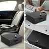 Dalmbox Portable Metal Safe Box with Dual Combination and Key
