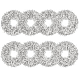 AiLomey Pack of 8 Wipes Accessories for Ecovacs Deebot X1 Omni/ X1 e Omni/ T20 Omni/ T20 e Omni/ T30 PRO Omni/ T30 Omni/ X1 Turbo, Mop Pads Replacement Parts, Cleaning Cloth Washable and Reusable