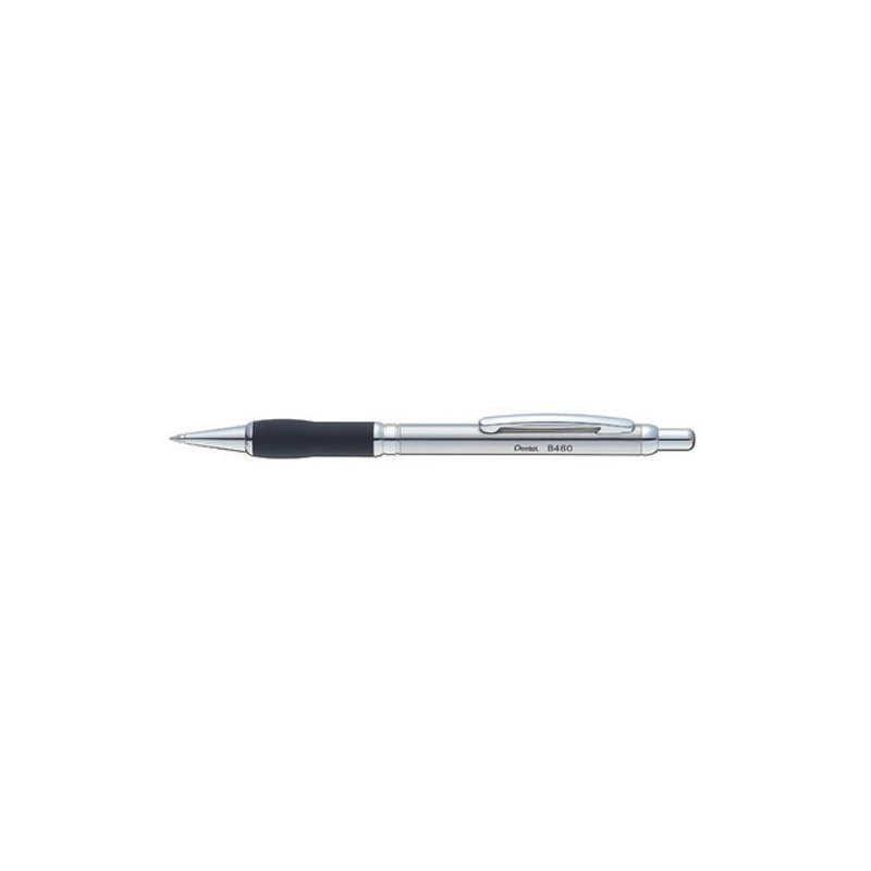 Pentel Sterling Elite Retractable Ballpoint Pen - Brushed Metal Stainless