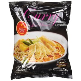 Prima Taste Curry La Mian, Singapore, 178g/6.2oz,(Pack of 12)