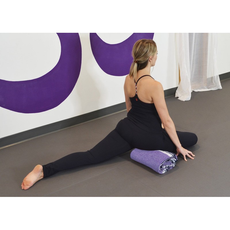 YogaAccessories Traditional Mexican Yoga Blanket - Light Purple