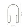 Nickel Shower Curtain Hooks Rings，Double Sided Shower Curtain Hooks Rust