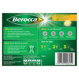 Berocca Performance Orange 45 Effervescent Tablets