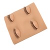 Lash Mannequin Head 2 Pairs Removable Replacement Eyes 3D Simulation