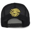 Trendy Apparel Shop City of Mexico Eagle Embroidered Flatbill Trucker
