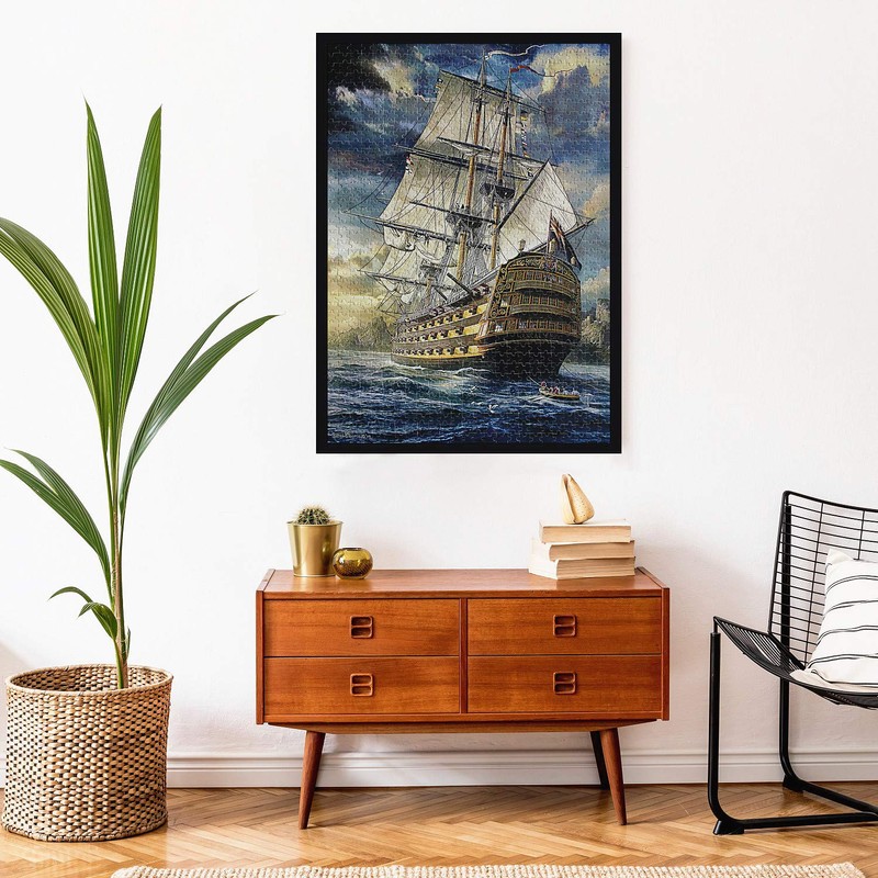Moruska Sailing Ship Puzzles for Adults 1000 Piece Wooden Jigsaw