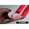 BIKE-label X400186VA Neon Yellow Flash Frame Sticker Set for Bicycle