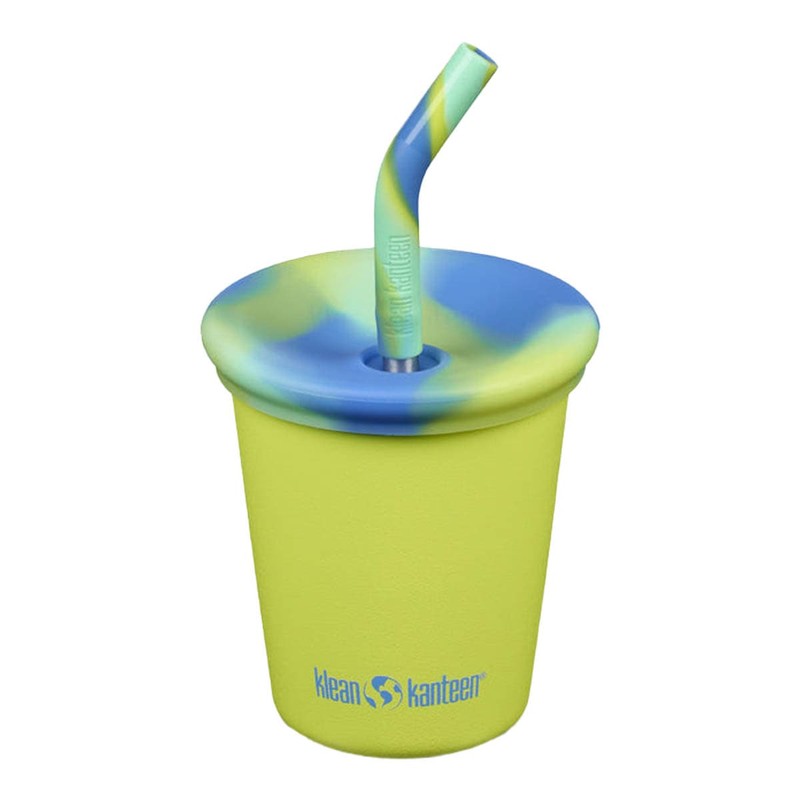 Klean Kanteen Kids Cup with Straw Lid 295ml, Spring Bud