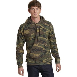 Port & Company Classic Camo Pullover Hooded Sweatshirt PC78HC -Military Cam M