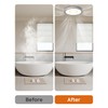 Fitop Bathroom Exhaust Fan with Light, 130 CFM 47W Ceiling