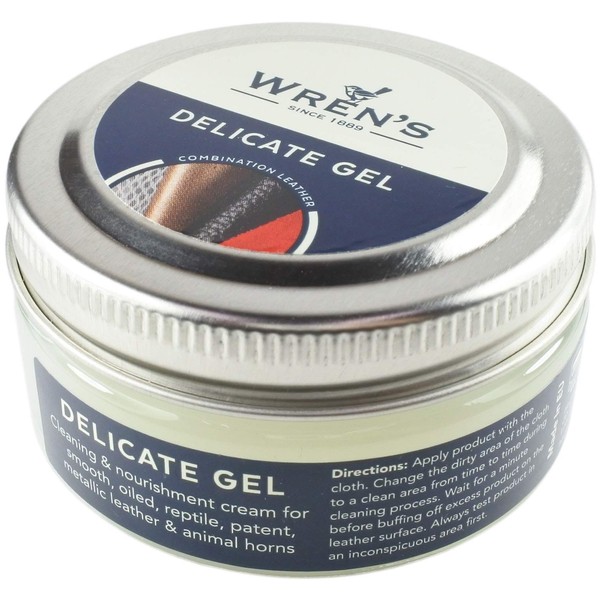 Wren's Men's Delicate Gel Leather Preservation Cream, Emulsify, High Penetration, Nutrition Cream for Delicate Leather, neutral