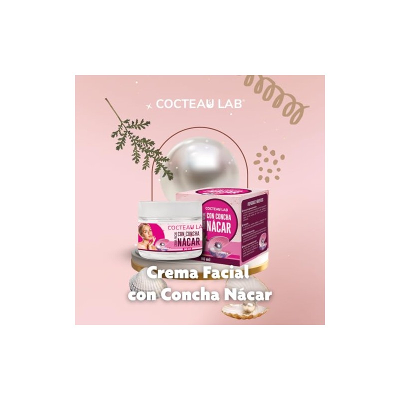 Crema Facial con Concha Nácar