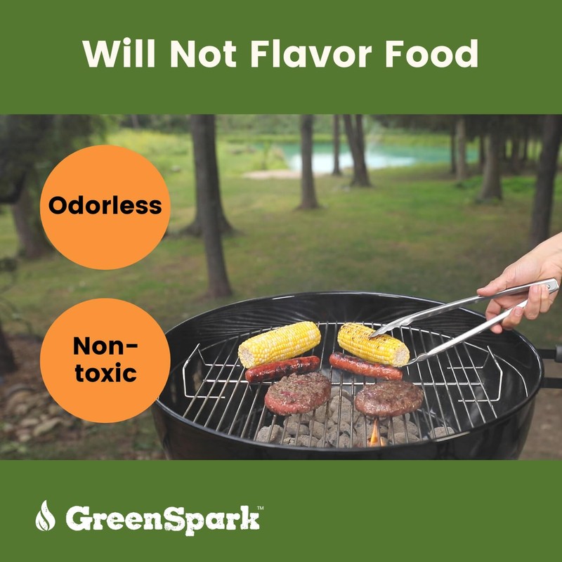GreenSpark Natural All Weather Fire Starters 70 Pcs, Smoker, BBQ,
