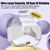 AIMALL Parrot Drinking Bottle 450ml Automatic Bird Feeder Transparent Water