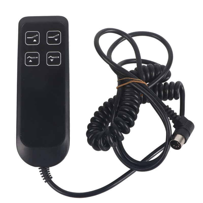 Black Electric Power Recliner Switch Simple Operation Electric Sofa Controller