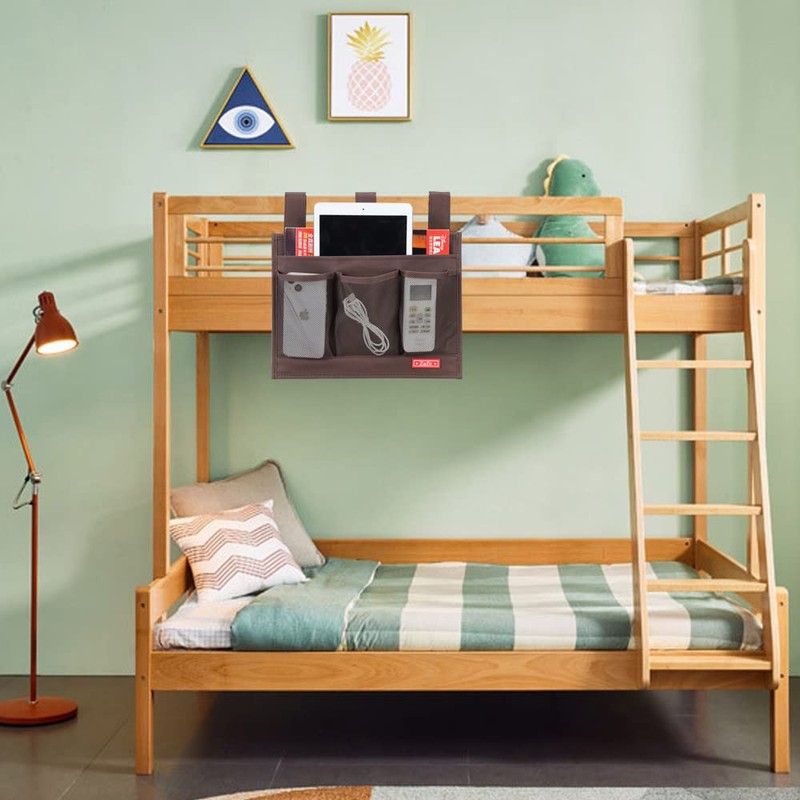 Zafit Hanging Bedside Caddy, Bedside Storage Organizer for Magazine, Phone,