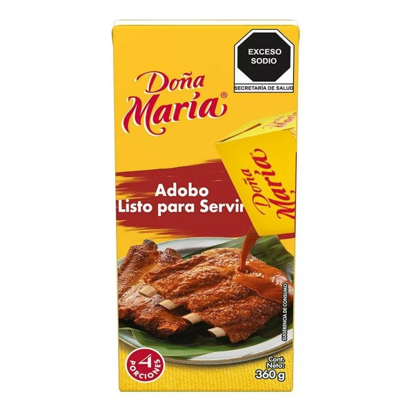 Dona Maria Adobo Salsa Doña María Listo Para Servir 360g