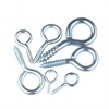 Qrity 20 PCS Eyelet Screws, 20mm Self Tapping Hook, Ring
