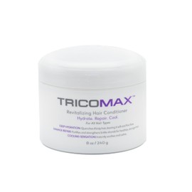 Revitalizing Hair Conditioner, Deep Hydration & Hair Growth Support,Strengthens & Thickens Thinning Hair, Cooling Scalp Relief with Keratin, Peppermint & Shea Butter. Frizz-Free Softness, 8oz.