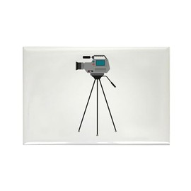 CafePress News Camera Magnets Rectangle Magnet, 3"x2" Refrigerator Magnet