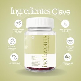 Caro Fit Isoflavonas Soya Mujer Maca Camote Silvestre Naranja Amarga Vitamina Suplemento Bienestar Femenino Cápsulas Porciones Por Envase Azúcar