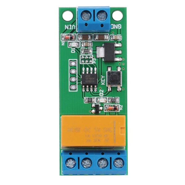 Motor Reverse Polarity Relay DC 5/6/9/12V Motor Reverse Polarity Module Time Adjustable Delay Relay 2A Drive Current Motor Reverse Polarity Cyclic Timer Switch Time Repeater