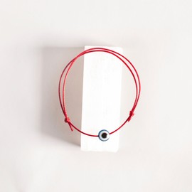 The Blue Yogi Evil eye and Good luck Bracelet, Red String Kabbalah Bracelet, Unisex Protection Bracelets (Red)