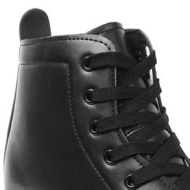 XUDREZ Roller Skates Adjustable Soft Leather High-Top Four-Wheel Fun Shiny for Adult, Boys, Girls (Black Black Wheel, Women's 9.5 / Men's 8)