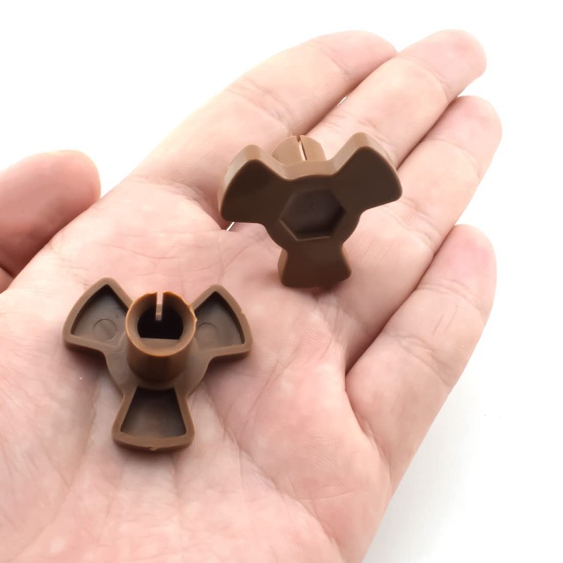 SDTC Tech 2 PCS Microwave Oven Turntable Coupler Y-Shaped Shaft