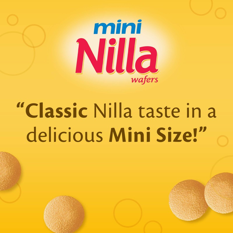 Nilla Wafers Mini Vanilla Wafer Cookies, 12 - 11 Oz