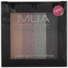 MUA Metallic Lidschatten Quad - Glammed Up