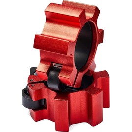 Olympic Barbell Collar Aluminium Alloy Dumbbell Locking Spin Clip Perfect for Pro Crossfit Strong Lifts and Olympic Training for Workout,Weightlifting,1 Pair