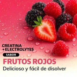 Creatina Monohidratada en Polvo con Electrolitos y Ciclodextrina  Pre Workout - Efervescente  Disuelve rápido -Con Scoop Dosificador - Creatine...    