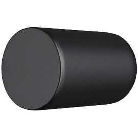 Gedotec Trend Furniture Knobs Made of Full Metal – Matt Black | 1 Piece Cabinet Handle Modern | Cabinet Knob in Timeless Look | Design Knob - Height 24 mm | Furniture Knob Including M4 x 25 Furniture