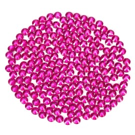 Novani Rhinestones Flatback Rhinestones Glass Gems Stones Jewels Round Gemstones Non-Hotfix Crystal for Crafts,SS16,1440 Pieces,Peach