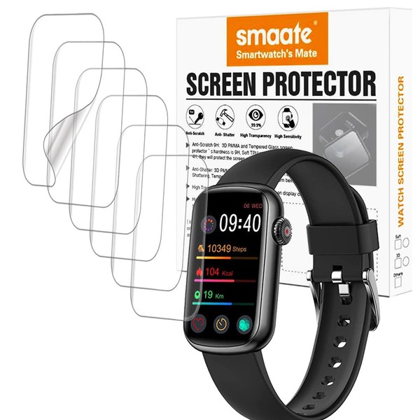 smaate Screen Protector Compatible with MorePro and FITVII HM08 1.47